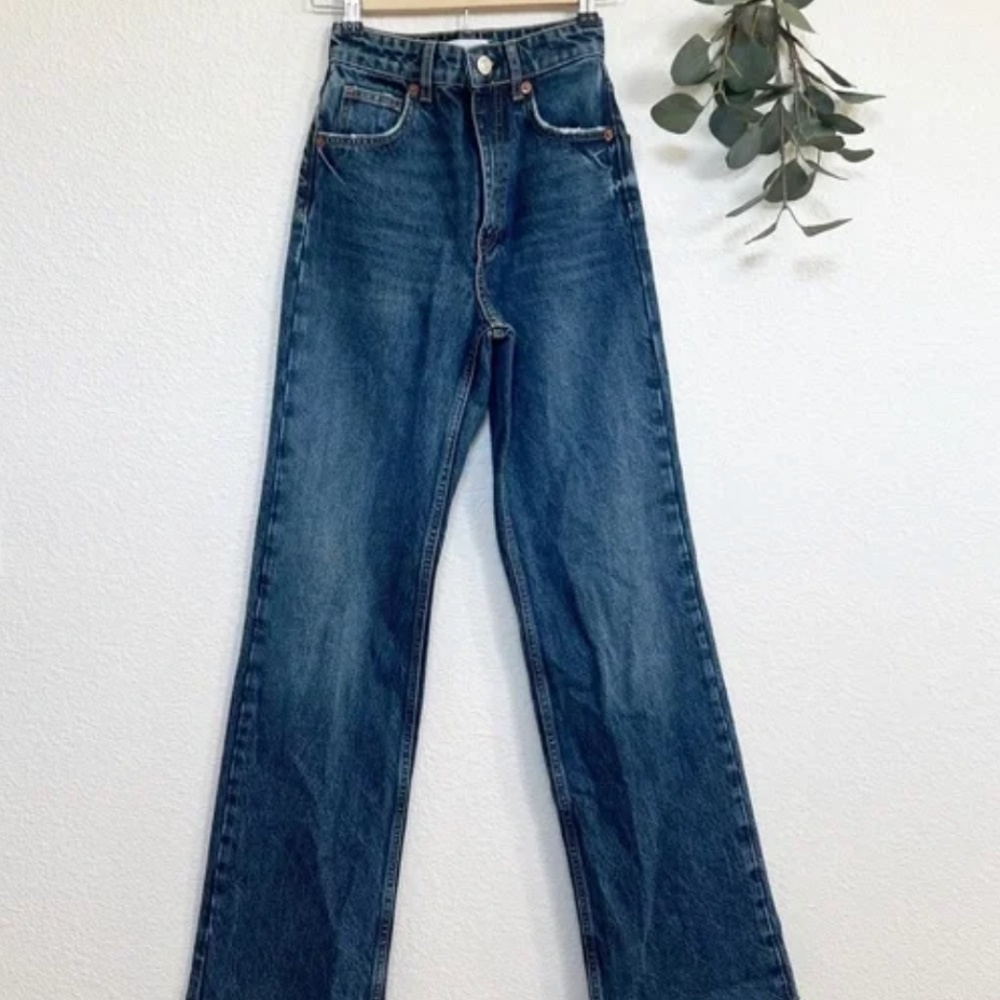 Zara Wide Leg Jean - Medium Wash